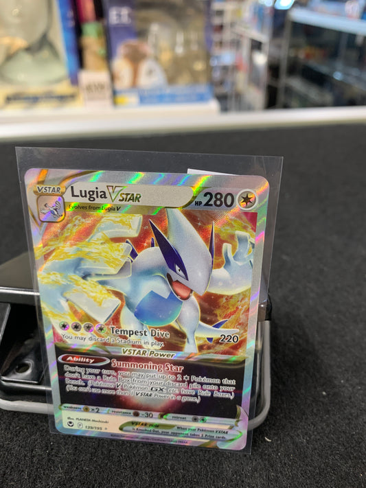 Pokémon Lugia v Star tempest drive card