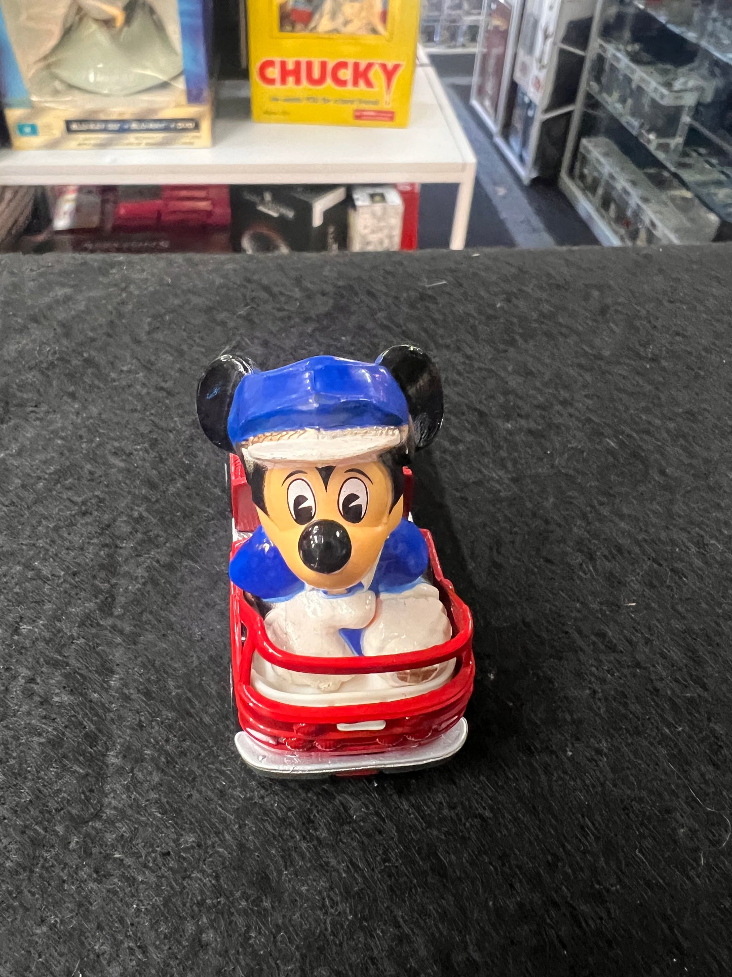 Vintage Mickey Mouse Fire Truck #1, Walt Disney Productions Matchbox