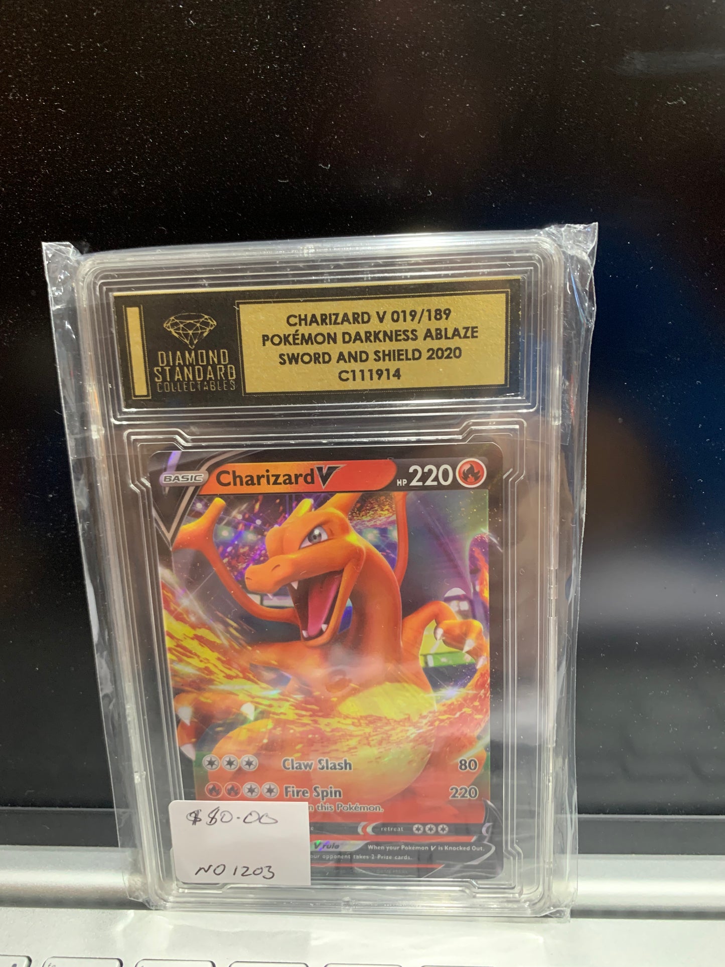 Pokémon charizard graded card