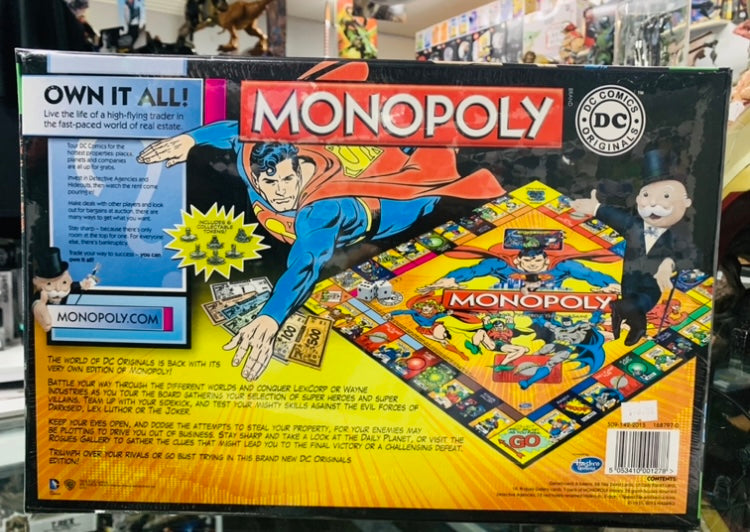 DC Comics Monopoly Special Edition Game 2017 Hasbro Warner Bros