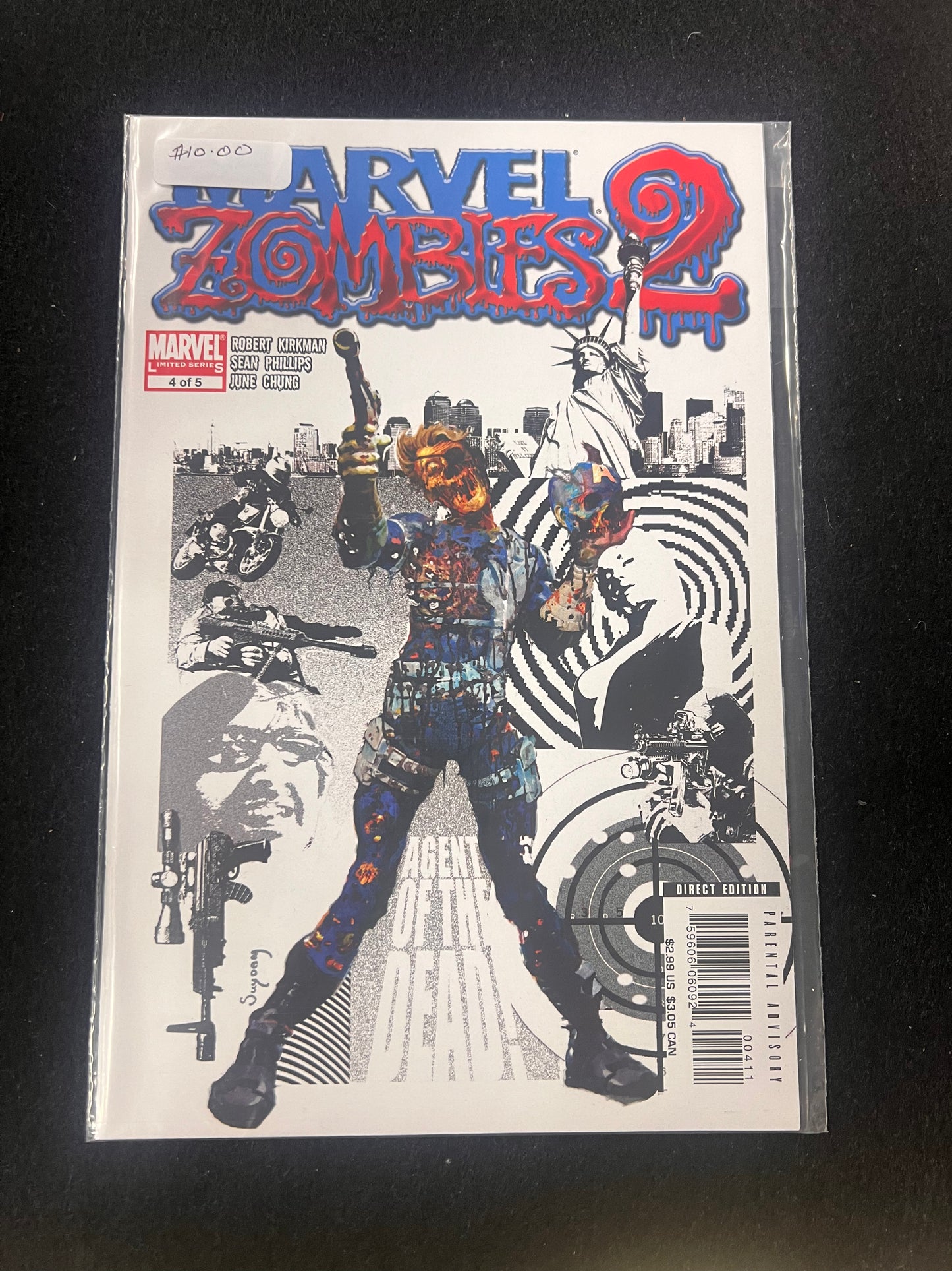 Marvel Zombies 2 #4 of 5 Suydam Nick Fury Steranko Homage