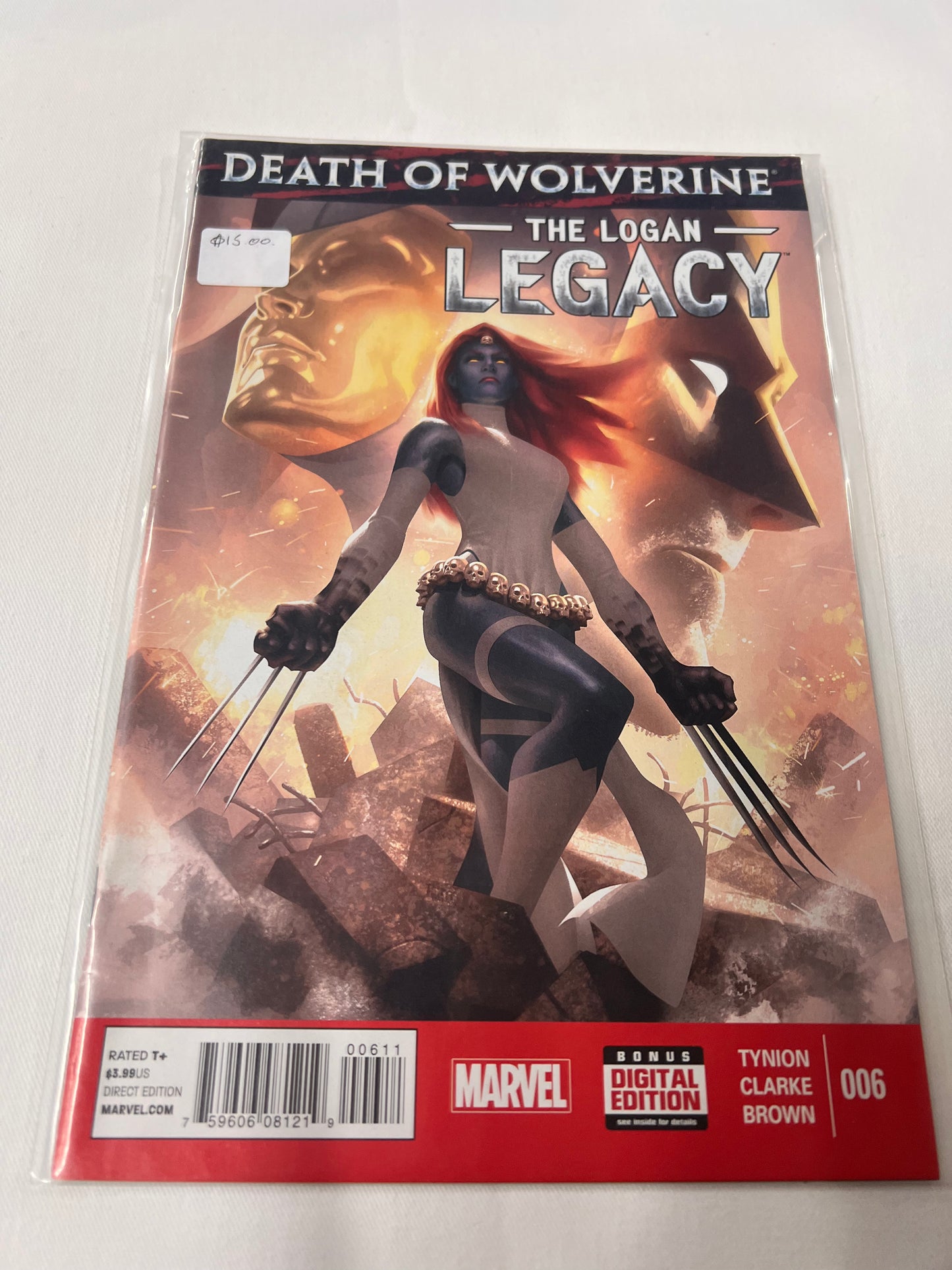 DEATH OF WOLVERINE: THE LOGAN LEGACY # 6 (MARVEL COMICS, FEB 2015)