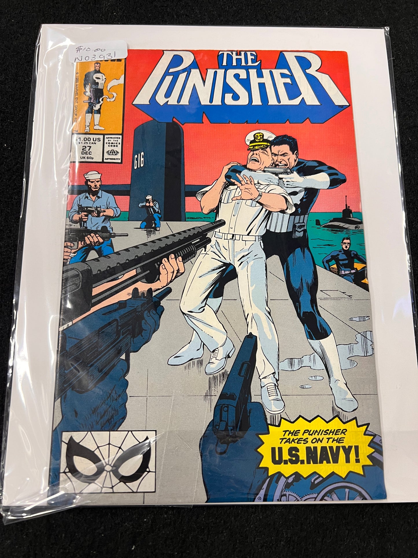 PUNISHER #27 VOL1 MARVEL COMICS JANUARY 1990