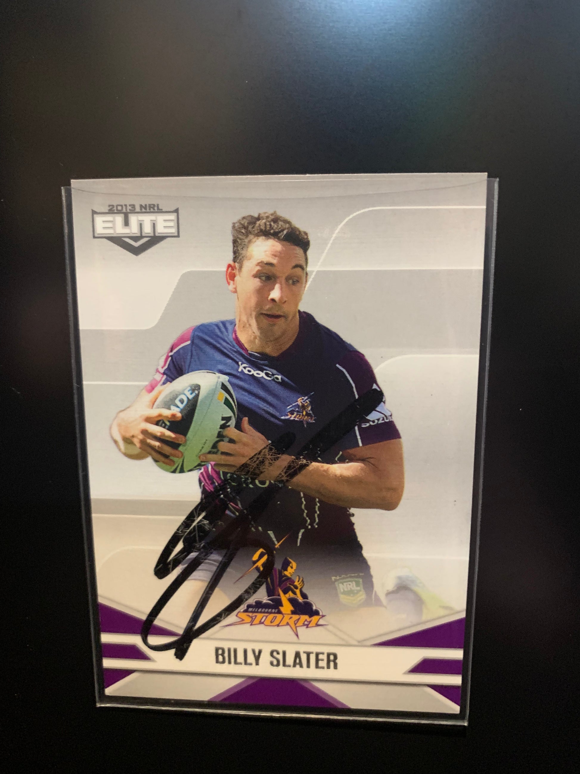 Billy slater nrl signed card – Captain Comics and Collectables Pty Ltd