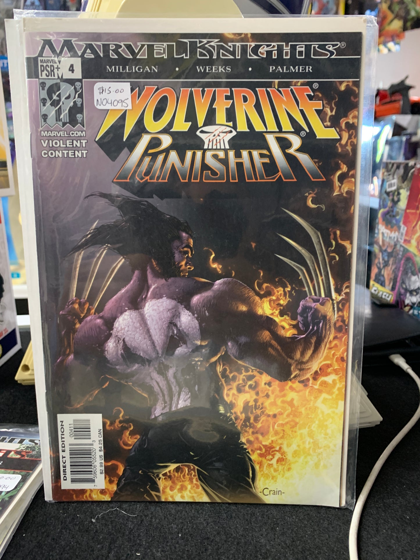 Marvel knights wolverine punisher comic n4