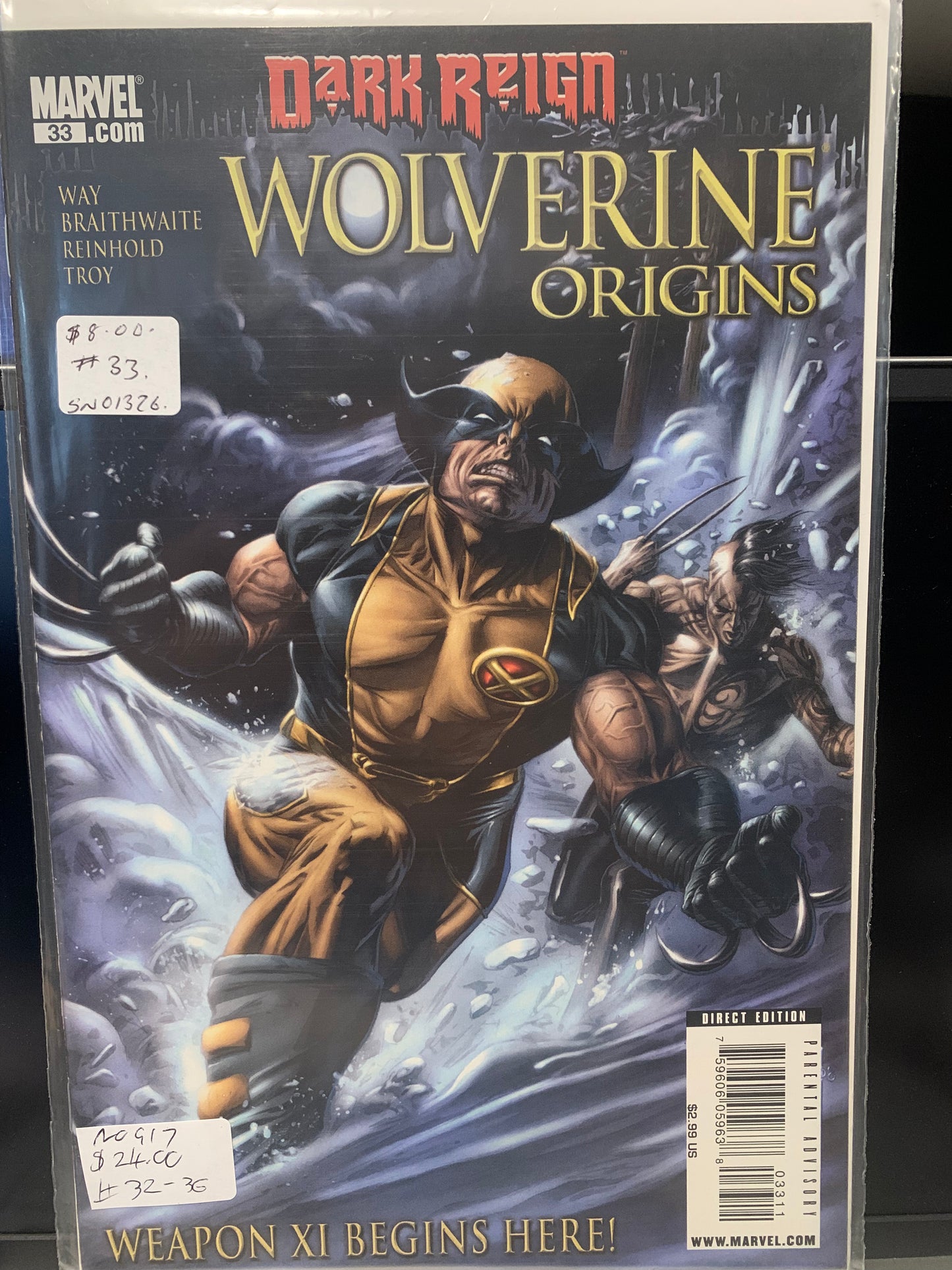 Wolverine origins dark reign 33