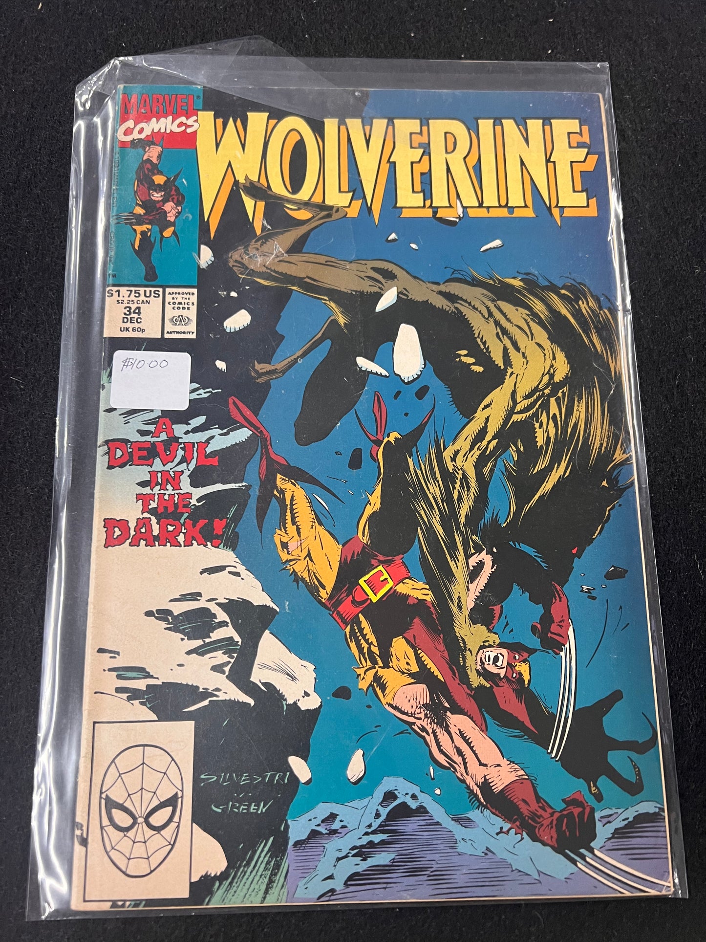 Wolverine (1988 1st Series) #34 (Direct Edition)