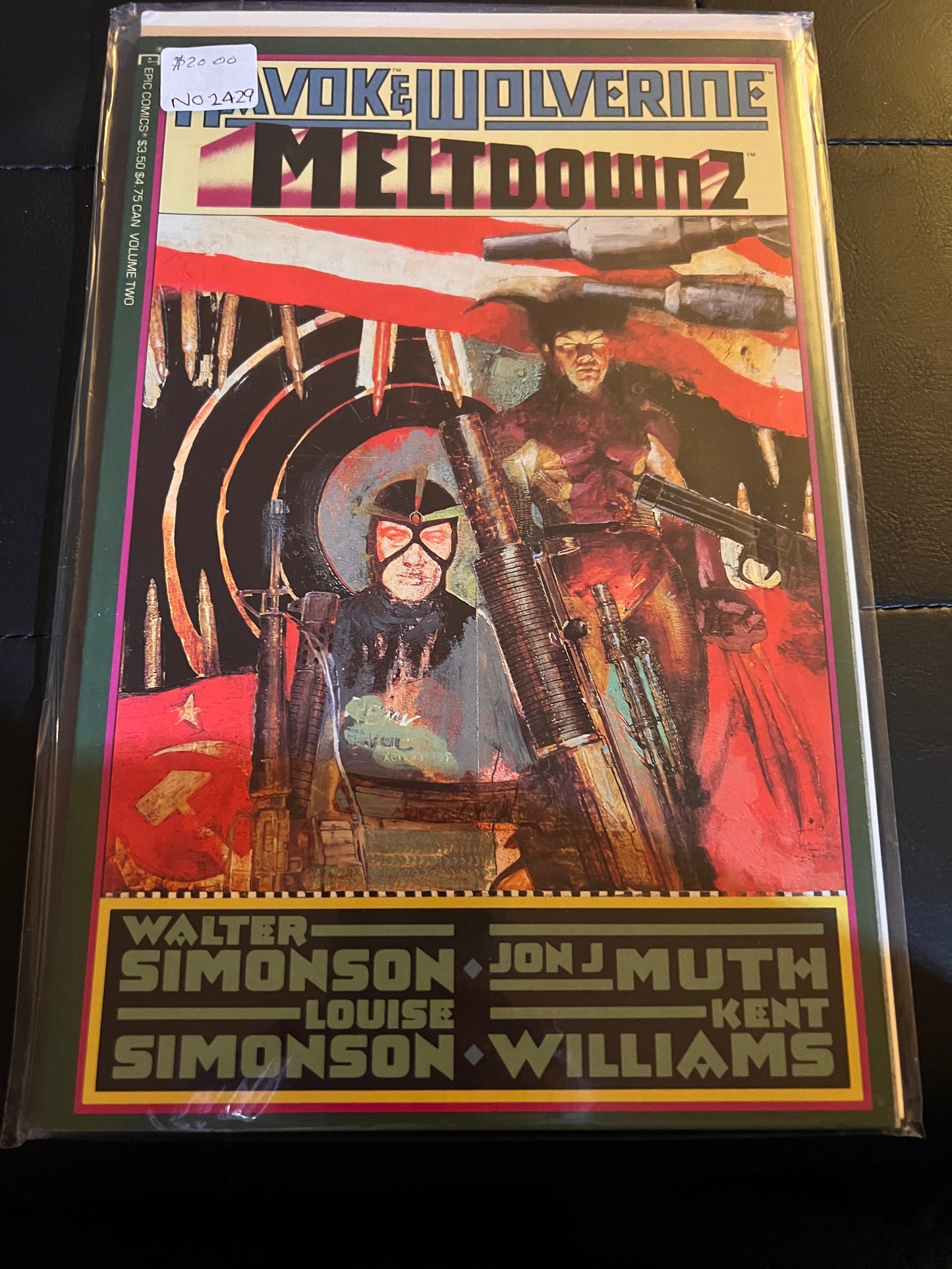 Havok & Wolverine Meltdown Vol 2 Walter Simonson Marvel Epic Prestige