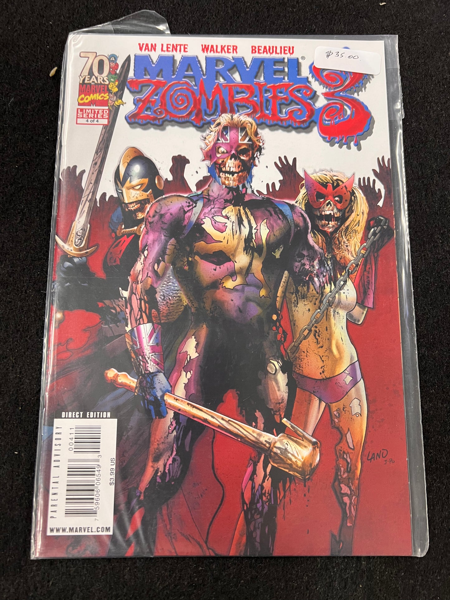 MARVEL ZOMBIES 3 # 4  MARVEL COMICS LIMITED SERIES 2008