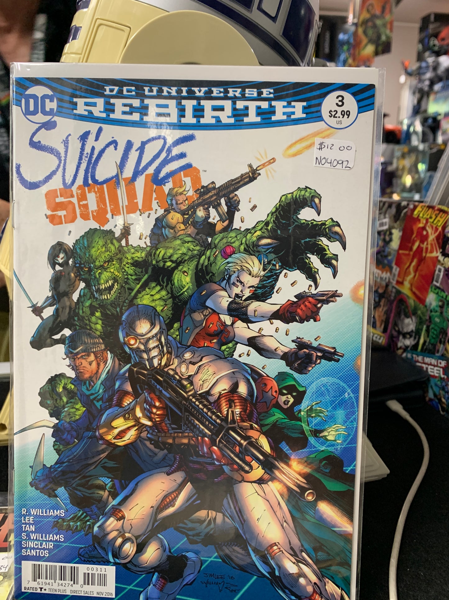 Dc universe rebirth suicide squad comic n3