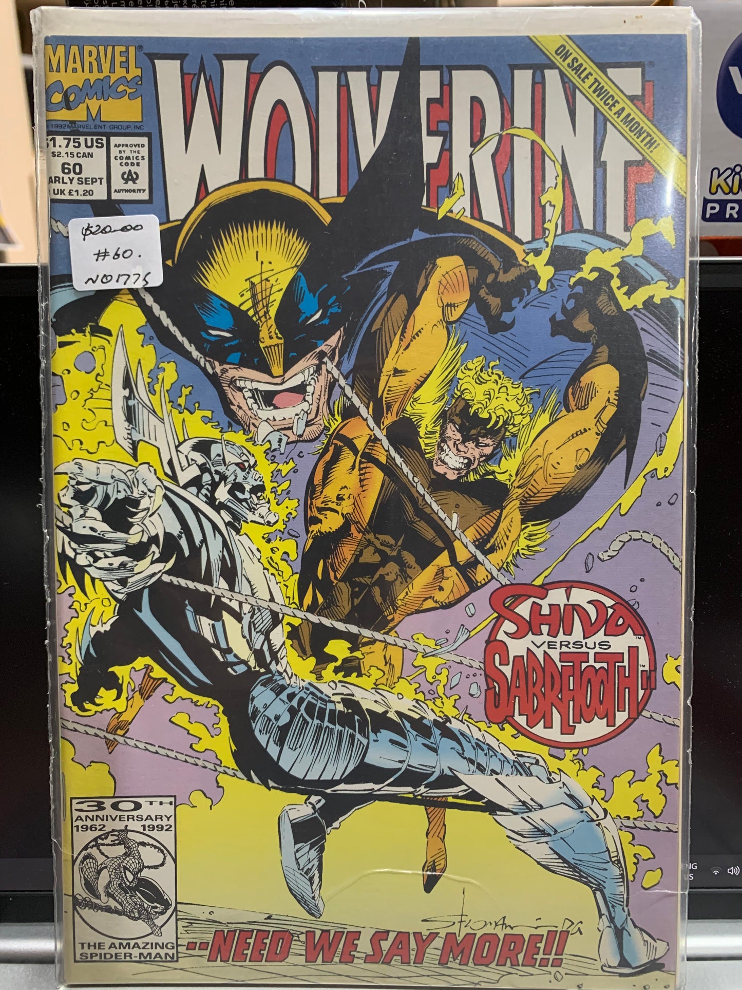 Wolverine shiva vs saber tooth n60