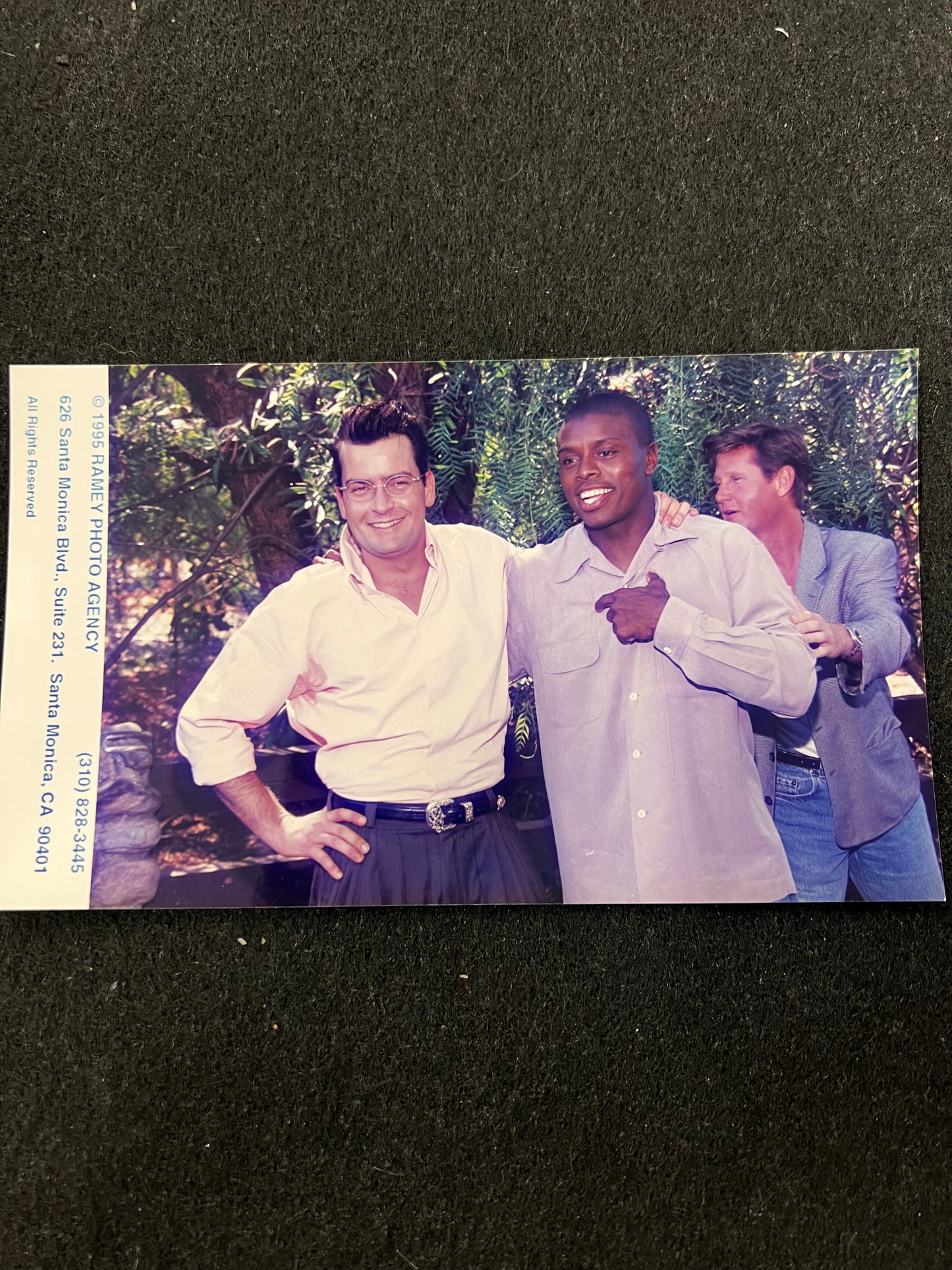 1995 Ramey Photo Agency Charlie Sheen 35mm Picture