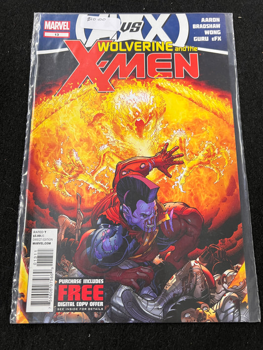 WOLVERINE AND X-MEN #13 MARVEL COMICS A VS X SEPTEMBER 2012