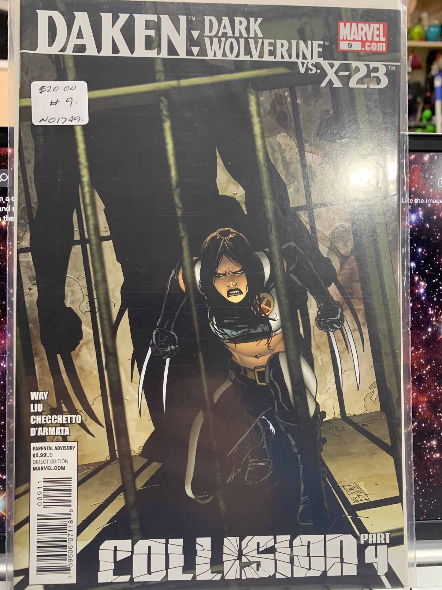 Darek dark Wolverine vs X-23 comic n9