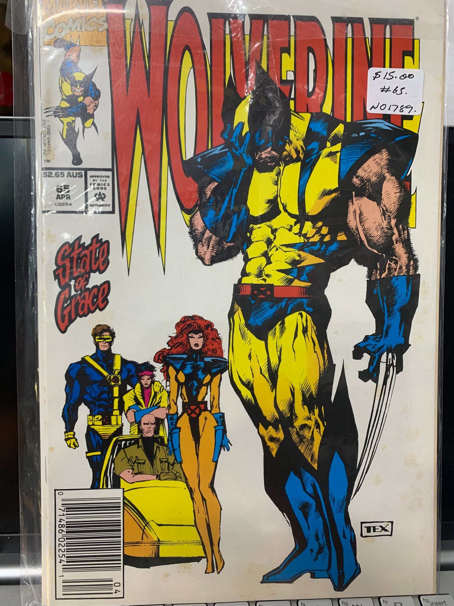 Wolverine marvel comic n65