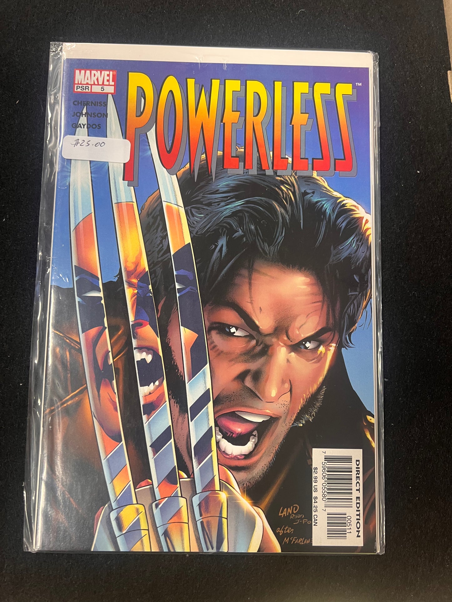 Powerless #5 Comic 2004 - Marvel Comics - Wolverine Spider-Man Daredevil