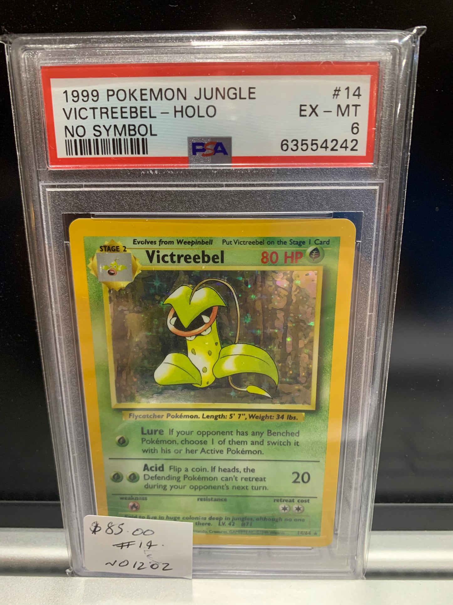 Pokémon 1999 jungle graded 6