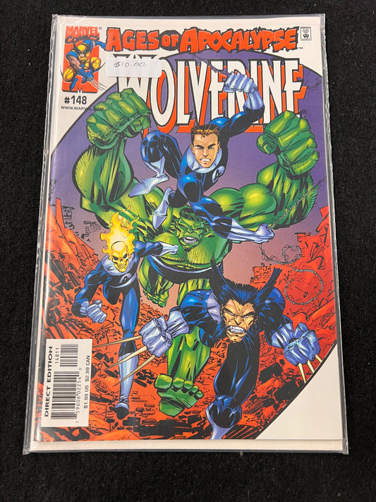 WOLVERINE  #148  Marvel 2000 (X-MEN)  "Ages of Apocalypse"