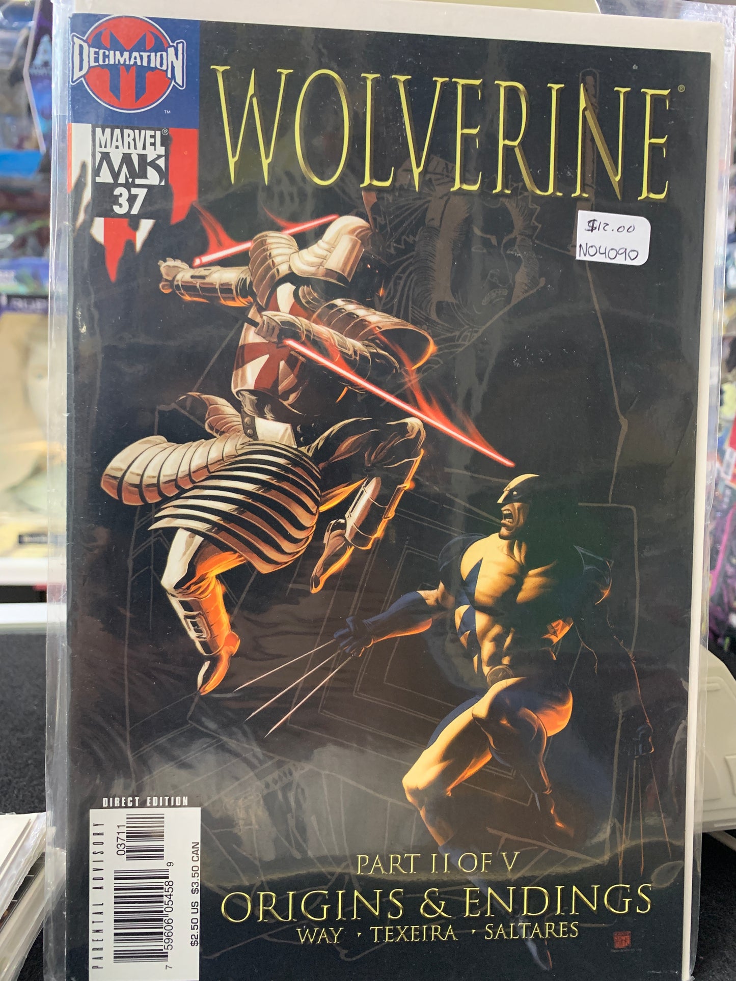 Wolverine part 11 ofV origins and endings n37