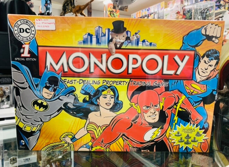 DC Comics Monopoly Special Edition Game 2017 Hasbro Warner Bros