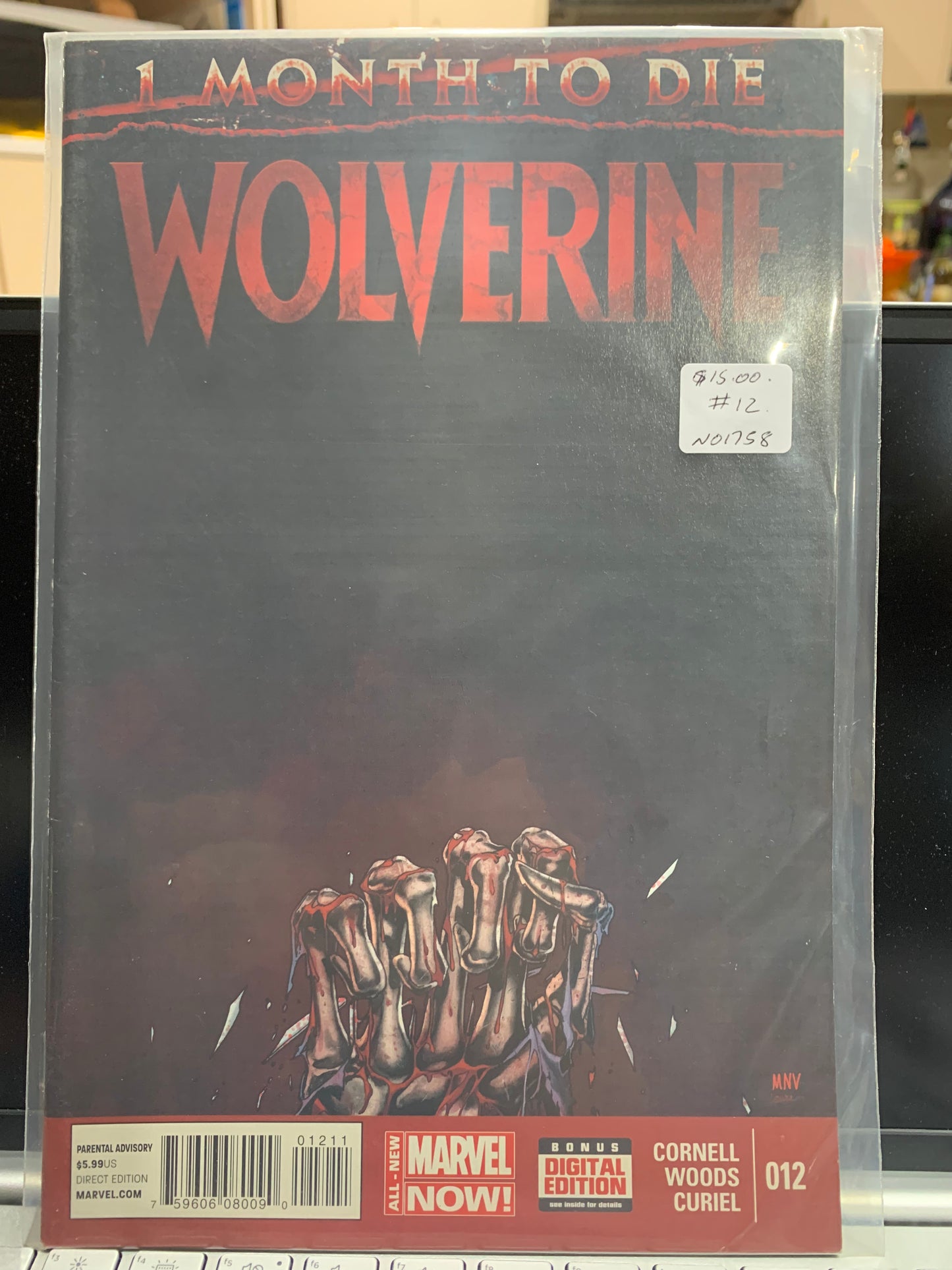 Wolverine 1 month later to die comic n12