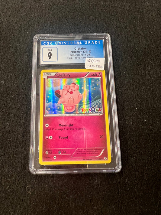 Pokemon Card Clefairy Generations TOYSRUS Promo 50/83 CGC 9 Mint