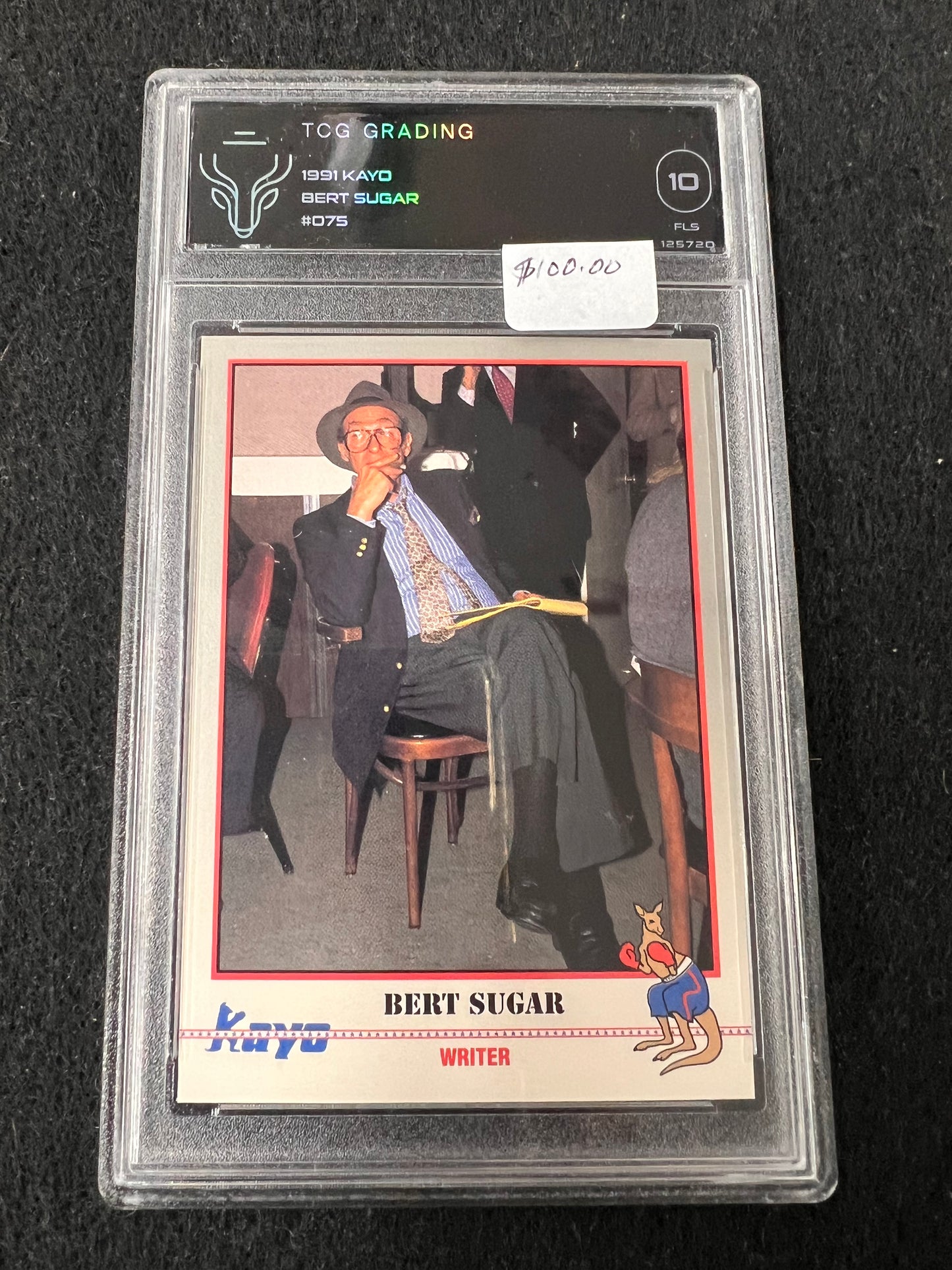 1991 Kayo Bert Sugar #75 - TCG GRADING 10.