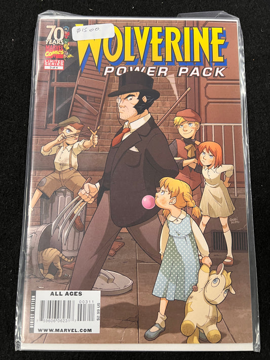 Wolverine: Power Pack #3 (2009) Marvel Comics