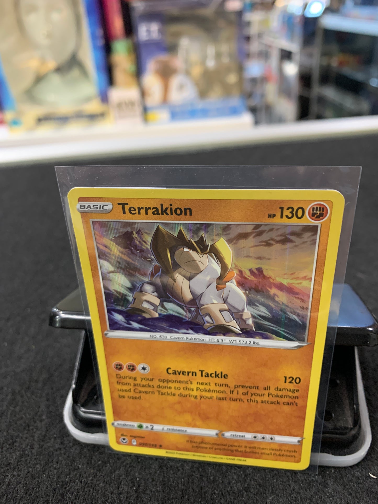 Pokémon terrakion cavern tackle card