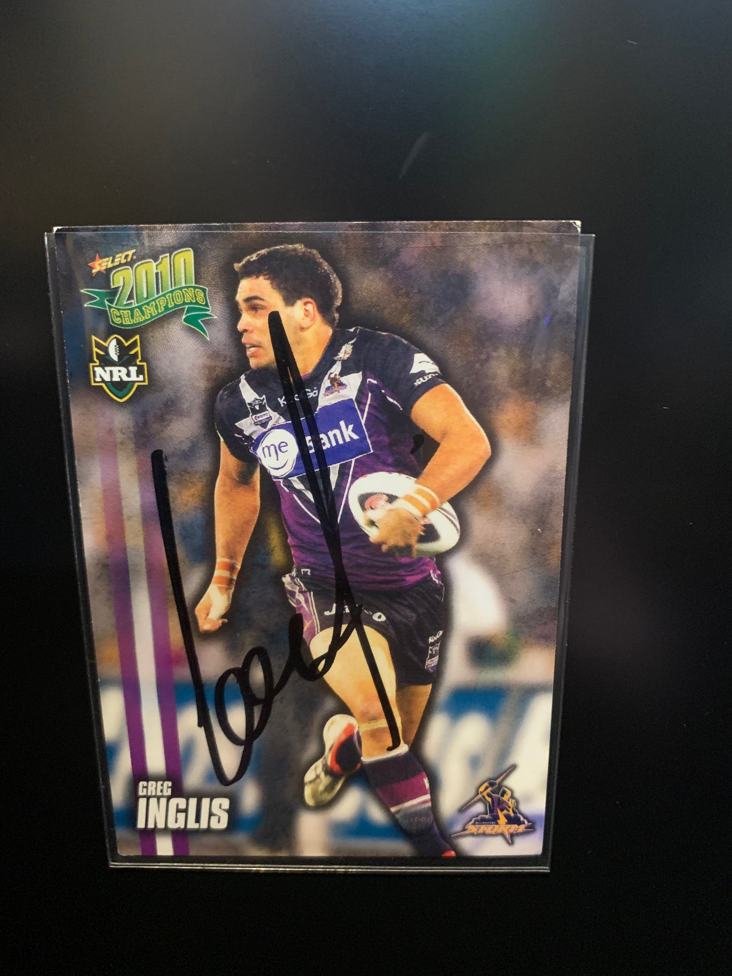 Greg Inglis nrl signed card