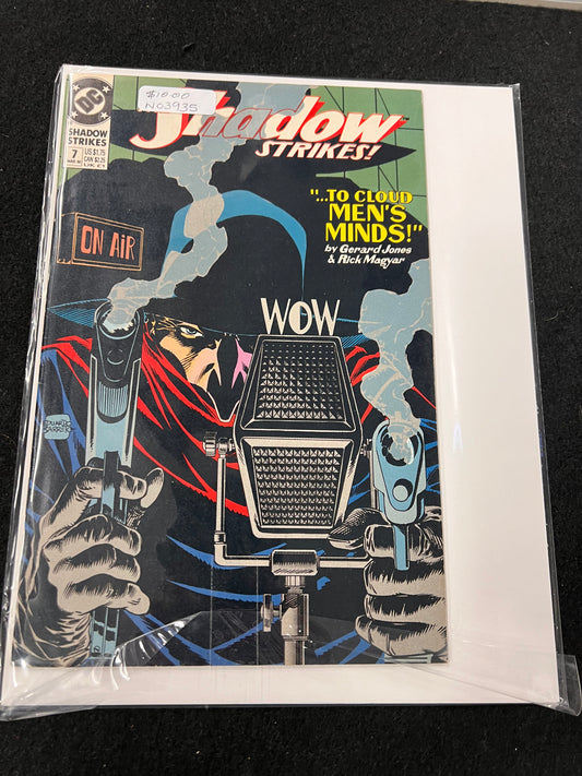 The Shadow Strikes #7 Comic 1990 - DC Comics