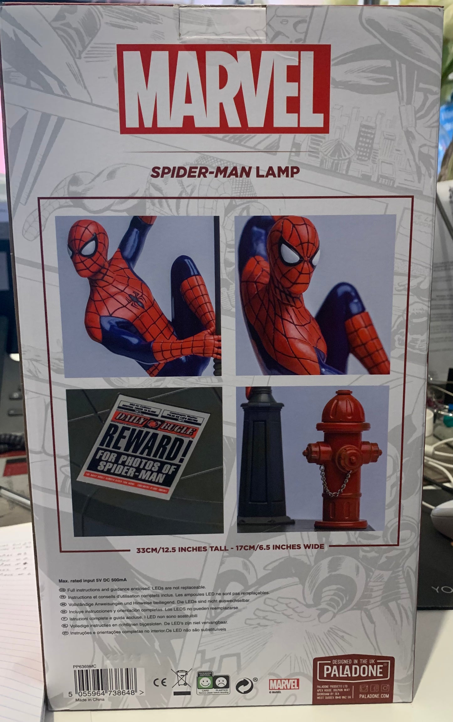 Marvel - Spider-Man - Lamp Post Desktop Light - Loot - BRAND NEW