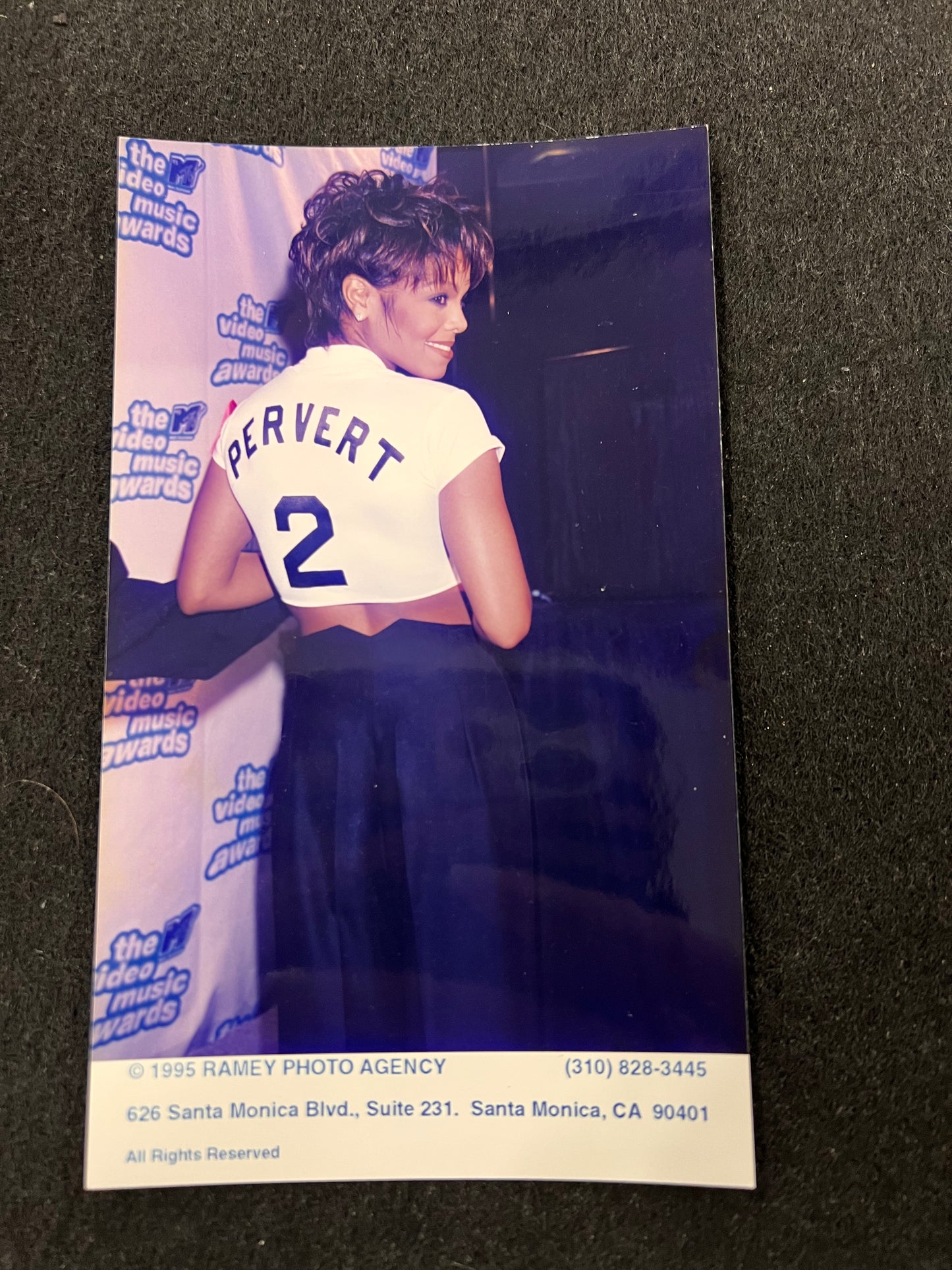 1995 Ramey Photo Agency Janet Jackson 35mm Picture