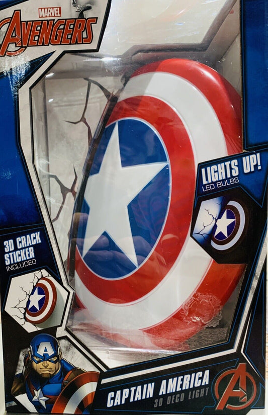 Marvel Avengers Captain America 3D Deco Light