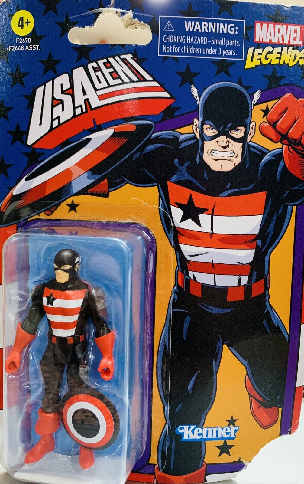 Captain America Marvel Legends by Kenner Damage Box