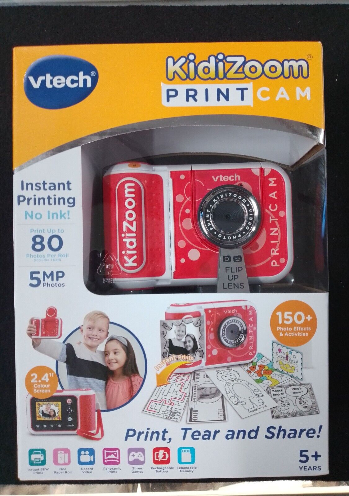 VTech KidiZoom PrintCam - Red/White - N05306