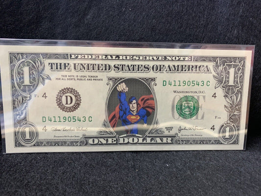 Celebrity money , Superman, real , In Protective Sleeve , N03076