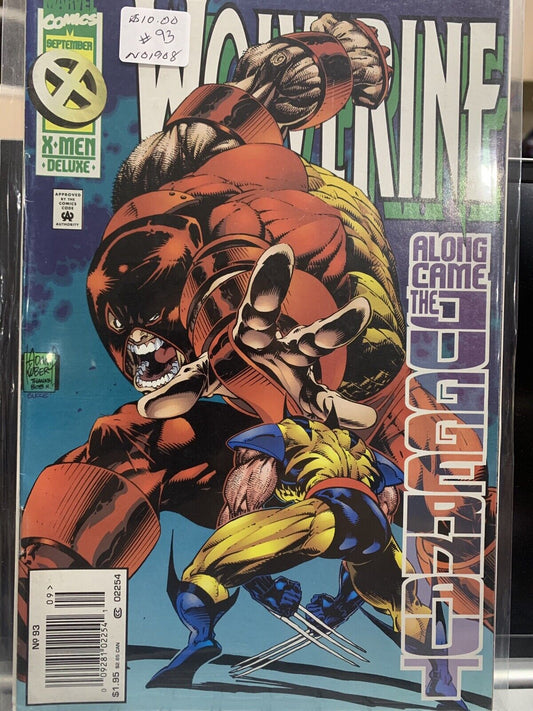 Wolverine Along Came The Juggernaut #93