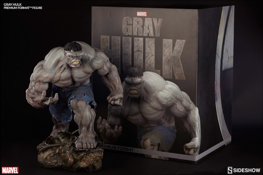 SIDESHOW Marvel GRAY HULK Premium Format Figure NEW Statue INCREDIBLE Grey Red