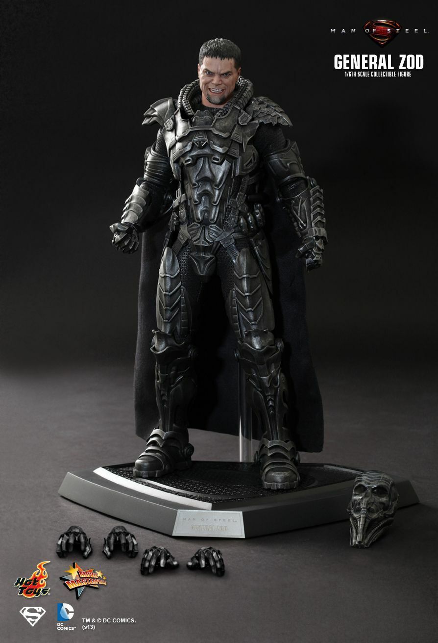 HOT TOYS 1/6 DC MAN OF STEEL SUPERMAN MMS216 GENERAL ZOD MASTERPIECE FIGURE