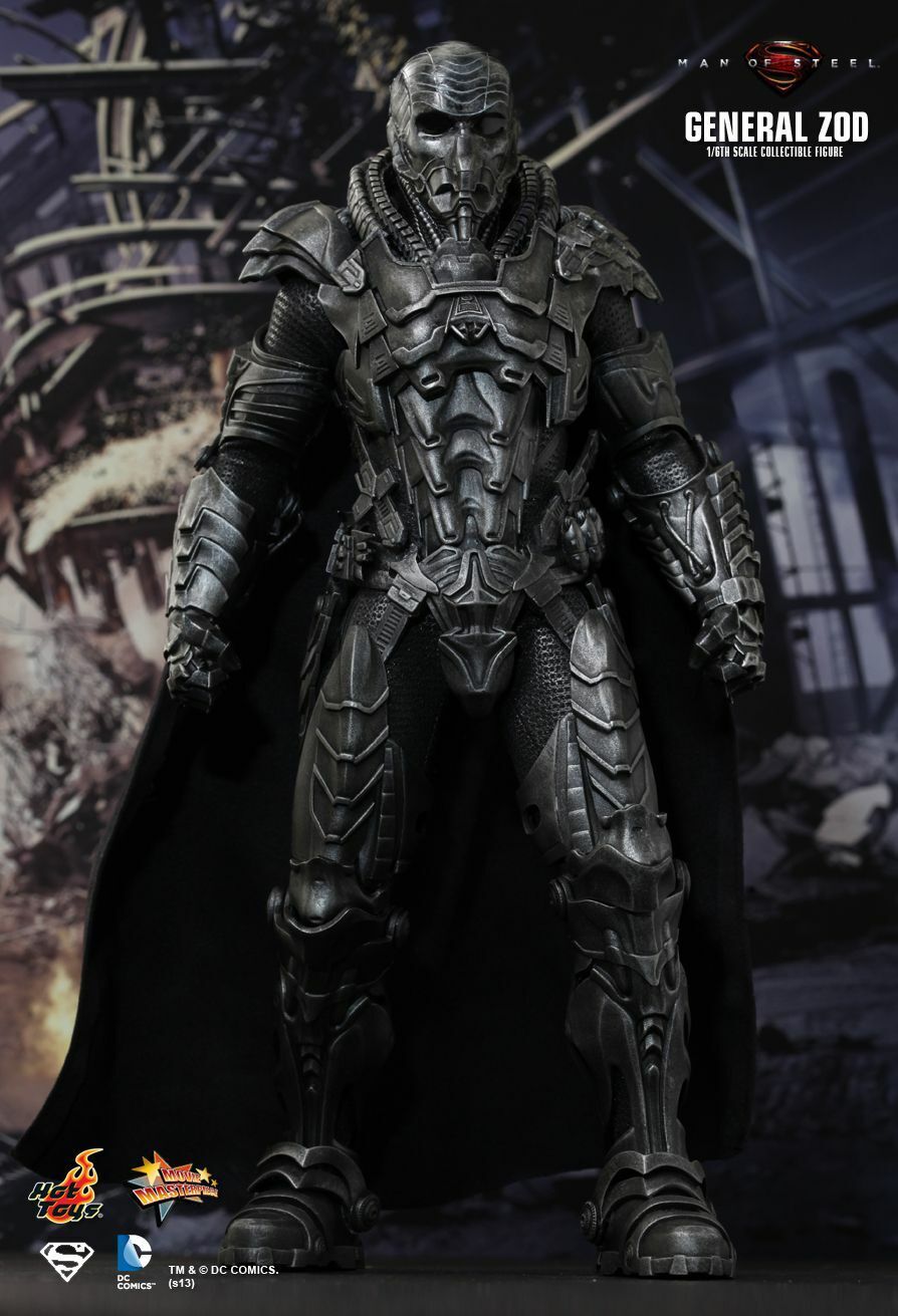 HOT TOYS 1/6 DC MAN OF STEEL SUPERMAN MMS216 GENERAL ZOD MASTERPIECE FIGURE