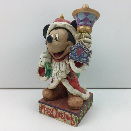 2006 Disney Traditions Jim Shores "Old St. Mick" Mickey Figurine Christmas Santa