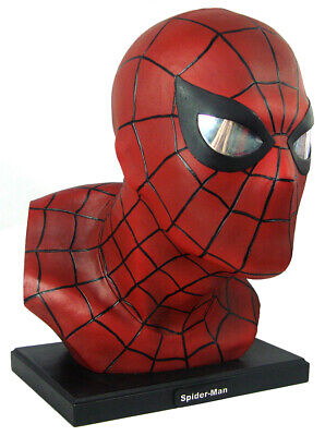 DYNAMIC FORCES Amazing SPIDER-MAN LIFE SIZE BUST HEAD By ALEX ROSS STATUE MARVEL