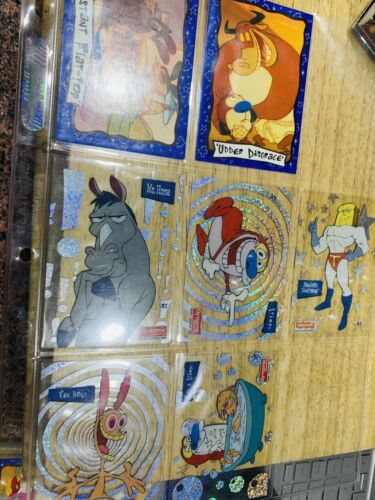 Ren And Stimpy Trading Cards 106 Plus 5 Dynamic Cards Rare 1994