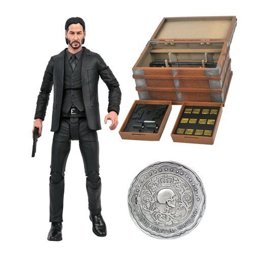 John Wick Diamond Select John Wick Deluxe Box Set 7" Action Figure - N05750