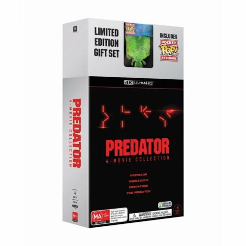 Predator:4-Movie Collection 4K UHD (Limited Edition with Pocket Pop! Keychain)