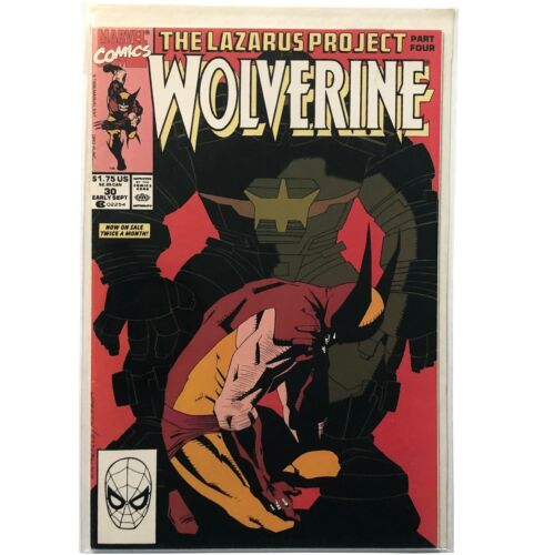 Wolverine Volume # 30 Lazarus Project 4 Marvel 1990