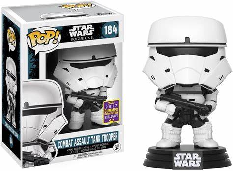 Funko Pop Star Wars Combat Assault Tank Trooper Sdcc #184