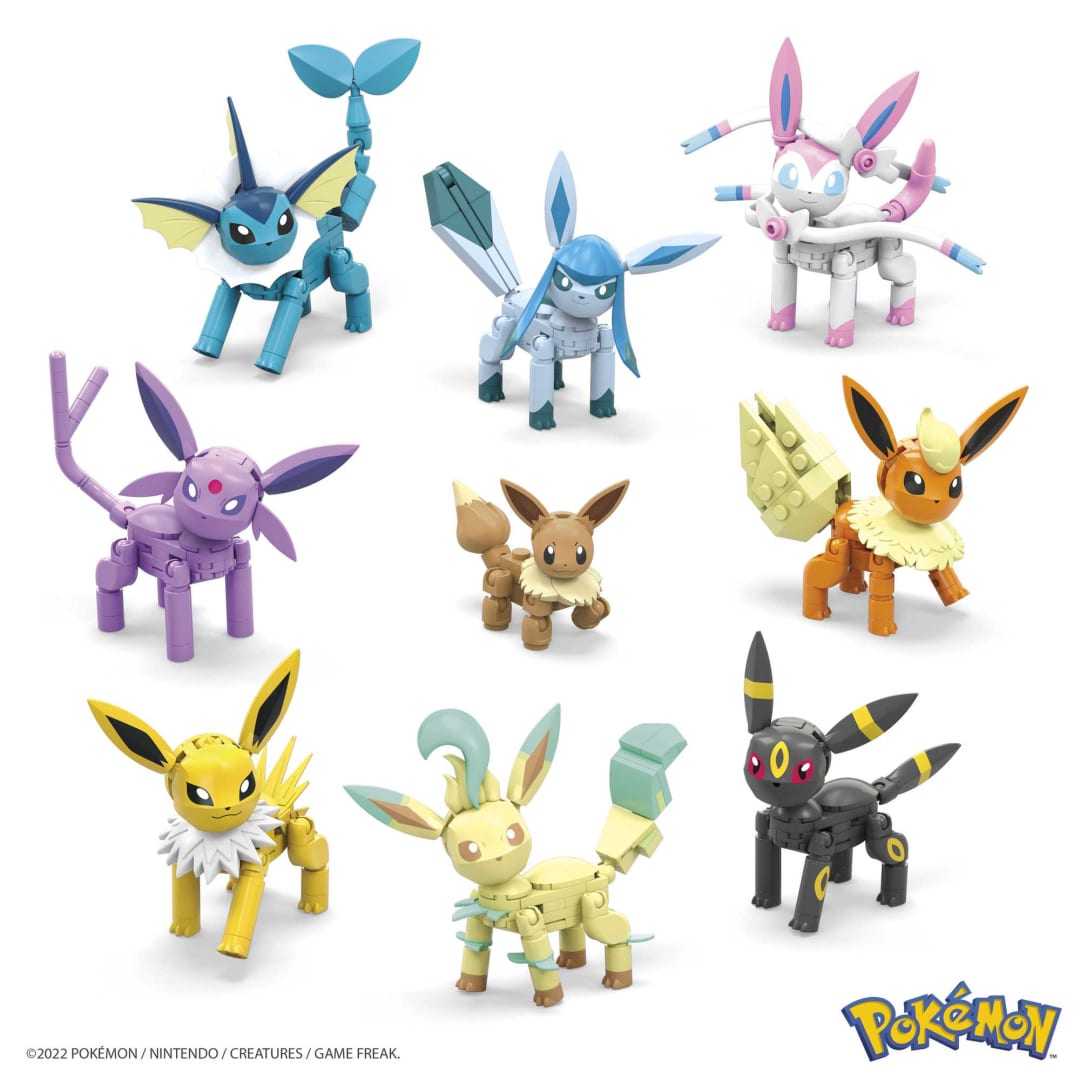 MEGA Pokémon Every Eevee Evolution 470 Pieces - N05613